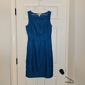 Blue sleeveless Banana Republic dress, almost new, size 4